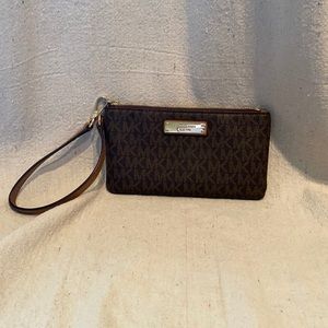 Michael Kors Logo Wristlet
